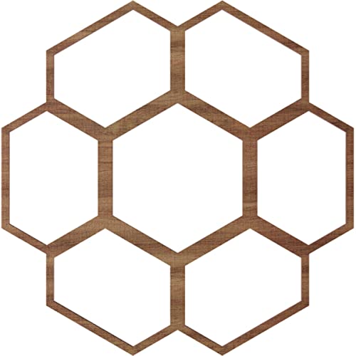 Image of Ekena Millwork 20 inchOD x 7 inchID x 3 /8 inchT Florin Wood Fretwork Pierced Ceiling Medallion, Walnut