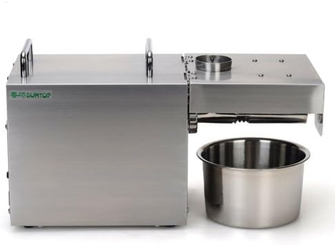 ELEOPTION® 110V Commercial electric Stainless steel automatic Oil Pressing Machine 1500W