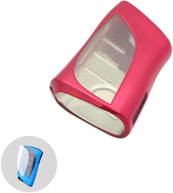 BROVACS Soft TPU Case Shell Cover Protector Holder Compatible with LEXUS UX200 LS500 LC500 ES350 ES300h Smart Remote Key Fob 2 3 4 Button SV9401 Red - Image 3