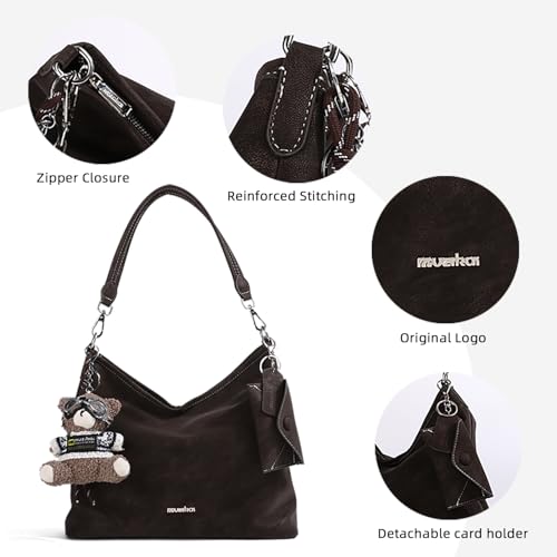 Bolso Hobo Vintage Para Mujer Gran Capacidad miniatura 7
