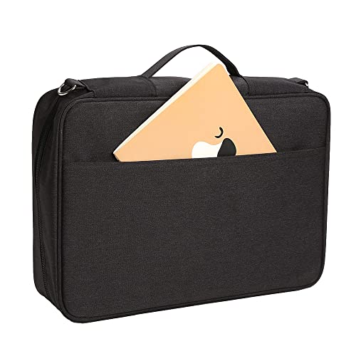 Image of Lbxgap Portable Colored Pencil Case Holds 480 Slots Pencils or 320 to 328 Gel Pens Large Capacity Pencil Organizer with Handle Strap Handy for Colored Pencils & Gel Pen