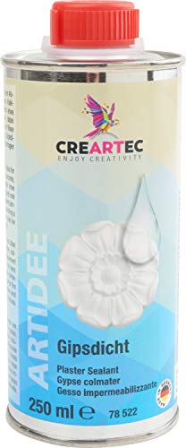 CREARTEC - wasserfester Gipsdicht - ideal zum Abdichten von Gips, Beton, Stein, … - 250ml - Made in Germany Cover