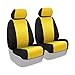 Coverking Custom Fit Seat Cover for Select Honda Civic Models - Neoprene (Yellow with Black Sides)