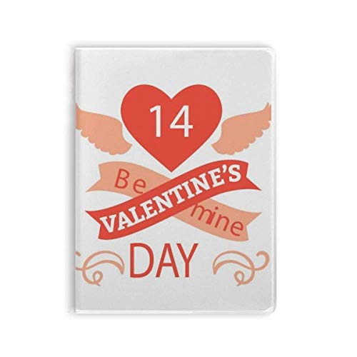Carnet de notes Saint Valentin rouge de haute qualité avec sa couverture souple