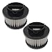 ZVac 2Pk Compatible Filters Replacement for Dirt Devil F9 HEPA Filter. Replaces Parts: 3DJ0360000, F-9. Fits: Dirt Devil Classic Hand Vacuum M0105, M0100, Vax 0100