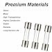 BE-TOOL 5x20mm Fast-Blow Glass Fuses with Multiple Fusing Characteristics 250V 20A Tube Fuses for Circuit Protection (3 Pcs)