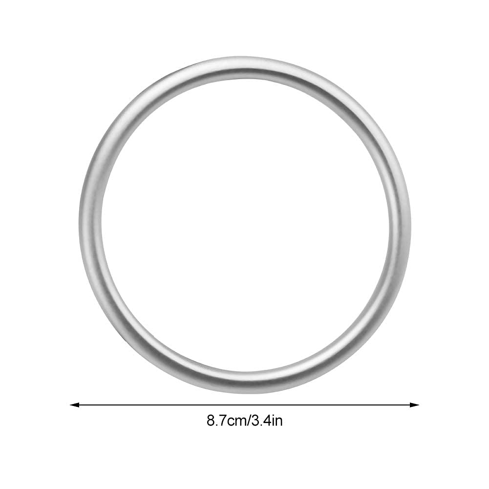 Anillos de aluminio para eslingas para bebés, Portabrazos transpirables Correa transportadora Anillo de algodón Asiento para para niños pequeños recién nacidos (8.7cm)