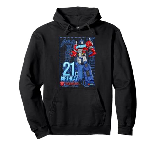 Image of TRANSFORMERS Optimus Prime 21st Birthday Pullover Hoodie