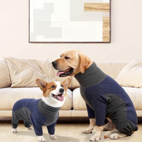 Dog Winter Coat Soft Fleece Dog Clothes for Cold — bottom and base construction detail