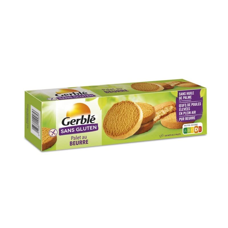 Gerblé - Mantequilleras (4 unidades, 175 g, sin gluten)