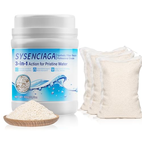 SYSENCIAGA 900g Aquarium Filter Resin for Large Tanks