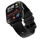 【国内正規代理店】 Amazfit GTS スマートウォッチ 活動量計 心拍計 歩数計 歩数計 LINE/SMSなど日本語メッセージ表示 着信通知 高精細AMOLEDディスプレイ 「GPS&GLONASS内蔵」 5ATM 防水 日本語アプリ 最長14日間連続使用 腕時計 (iPhone&Android対応) 付 (ブラック)