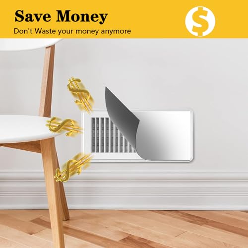 Cubiertas de ventilación prácticas, pack de 4 en blanco y marrón 4