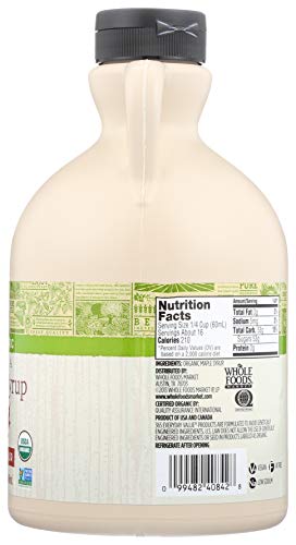 365 Everyday Value, Organic Grade A Maple Syrup Dark Color, 32 Ounce (Packaging May Vary) - Thumbnail 3