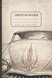 PROJECT COMPOSITION NOTEBOOK: A Half Lined and Half Graph Paper Notebook for Pinstriping Ideas, Garage Notes, Sketches, and Project Planning
