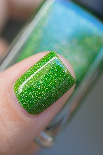 Image of ILNP Someday - Juicy Lime Green Holographic Sheer Jelly Nail Polish