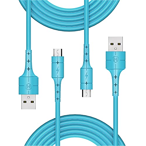 HQGC Micro USB Android Fast Charging Cord 10ft 2-Pack,Sync Charging Cable for Android Phone Charger Cable Coolpad Cool 10A Note 3 5 Max Tablets Wall and Car Charger Connection