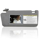 SAILEAD Left Driver Side Sun Visor for Toyota Tacoma 2005 2006 2007 2008 2009 2010 2011 2012 Visor Assembly Without Light 74320-04181-B1 (Gray)