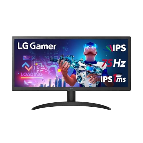Monitor Gamer LG 25.7" UltraWide Full HD 75Hz 1ms Preto 26WQ500-B.AWZM Monitor Gamer LG 25.7" UltraWide Full HD 75Hz 1ms Preto 26WQ500-B.AWZM
