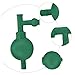 Garneck Pipette Filler Bulb Pinch Valves Rubber Filler for Accurate Liquid Transfer Laboratories Chemical and Food Industries Safe and Quantitative Tool