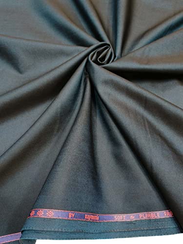 Image of Raymond Fabrics Black Suit length Fabric (3 Meter) MsuitGambler-0002