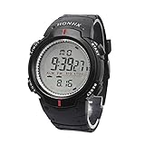 💦Herren Digitale Armbanduhr, Outdoor Laufen 5 Bar Wasserdichte militärische Uhren, Cool Sport große Anzeige LED Sportuhr mit Wecker für Herren Herren Mode Wasserdicht Edelstahl Analog Quarzuhr Lässige Sport Chronograph Schwarz Armbanduhr Herren Uhren Männer Militär Wasserdicht Sport Chronograph Schwarz Edelstahl Armbanduhr Design Business Datum Kalender Modisch Analog Quarzuhr Herren Uhren Mode Wasserdichte Chronograph Quarz Uhr für Mann Luxus Business Kleid mit Schwarzem Edelstahlgewebe