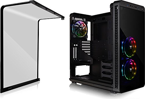 Gabinete Gamer, Thermaltake, CA-1J7-00M1WN-01, Preto