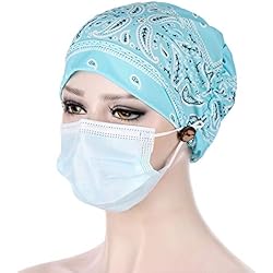 Percheros para gorras de béisbol de pared para mujer, sombrero musulmán con botones, gorras de béisbol, gorra de béisbol ajustable, azul, Talla única