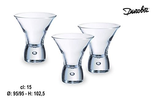 Durobor 547/15 Cancun Eisbecher 150ml, 6 Gläser, ohne Füllstrich