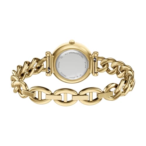 Image of Fossil Carlie Gold Quartz Stainless Steel Watch ES5441