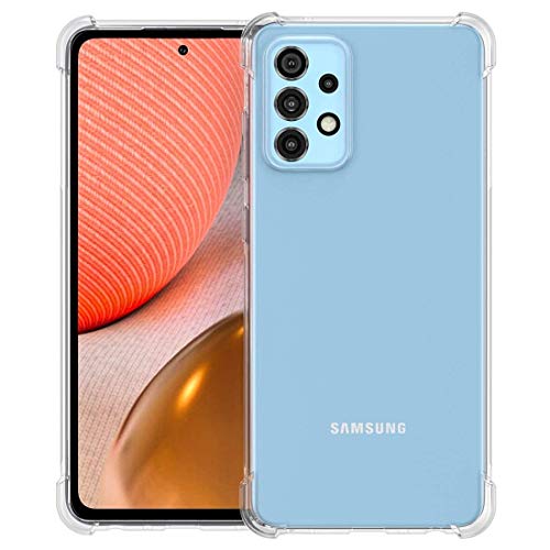 Image of COVERBLACK Transparent Rubber Case Back Cover for Samsung Galaxy A13 4G SM-A135F - Transparent