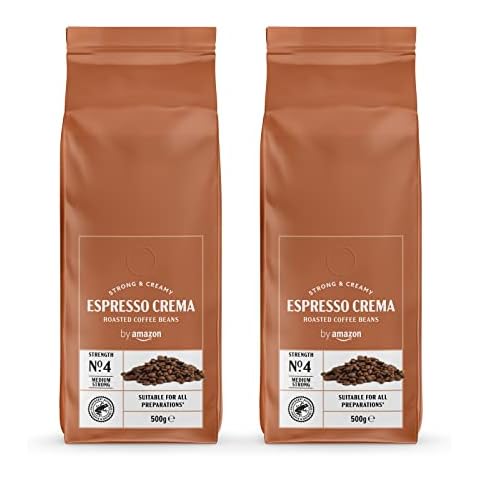 by Amazon Espresso Crema Coffee Beans, 1kg Cover