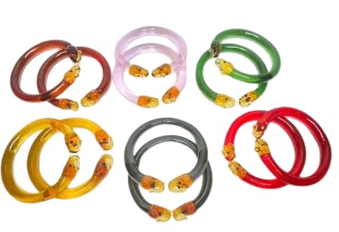 HALLO Elephant Head Glass Bangle Glossy Finished Bangle For Women and Girls Fashionable Designer Multicolor Kada LAMPS INDIA (2.6) (B0BVRDYSJQ) Amazon Price History, Amazon Price Tracker