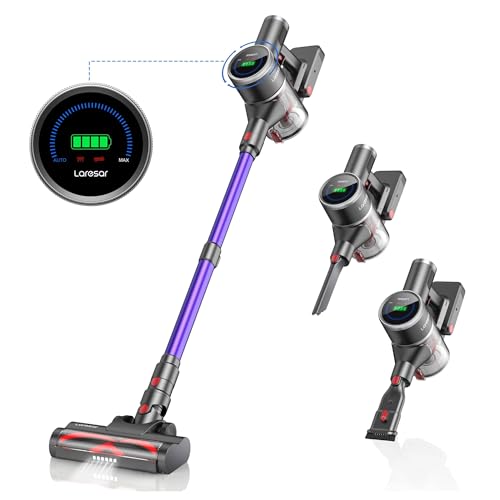 Laresar Elite 33Kpa Cordless Handheld Vacuum 400W Anti-Tangle Carpet Pet Hair Clean