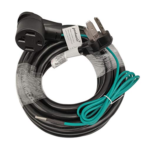 Parkworld 60011 Dryer Adapter Cord NEMA 10-30P Male to 14-30R Female, 30A, 250V (25FT)