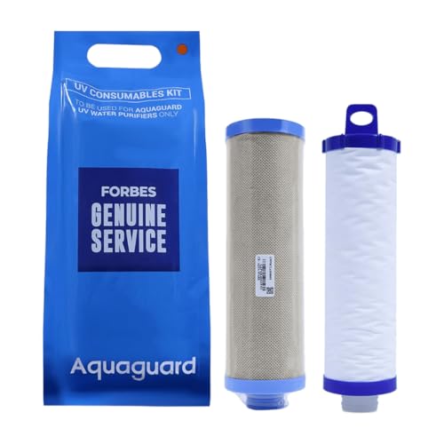 Image of Aquaguard Original I-NOVA Set for Only UV I-NOVA /Infinity Model of Eureka Forbes(Activated Carbon Block + Water Filter Cartridge DIY Candle)