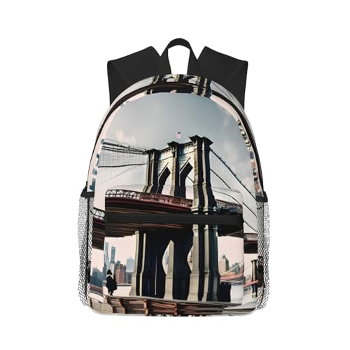 Sacs à dos universitaires Brooklyn Bridge légers pour vos journées sur le campus