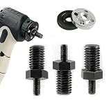 EasyByMall Schleifadapterstange 5 mm auf 10 mm für Mini-Winkelschleifer mit Druckplatte, Stahlverbinder zum Schneiden und Dekorieren von Metall