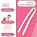 WALLFID No Heat Curling Headband,Heatless Curling with Hair Elastics,Overnight Heatless Curls Headband for Long Hair,DIY Hair Tool，Lazy Curlers for Small Waves (2pcs)