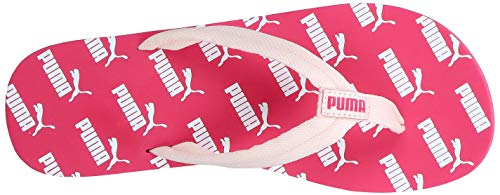 Image of PUMA Unisex Adult's Beach & Pool, Pink (Bright Rose-Pink Rosewater White 02), 11 (46 EU)