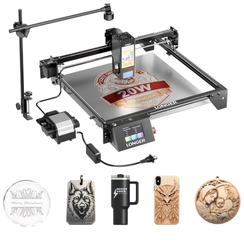 Image of LONGER Ray5 20W Laser Engraver, Laser Cutting Machine for Wood Metal