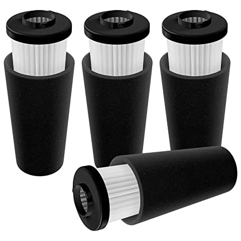 VideoPUP 4pcs Replacement Odor Trapping Filter with Sponge Compatible with Dirt Devil Endure F112 UD20124 UD70174B UD70182 UD20120NC UD70161 UD70167 UD70181,Replace part AD47936 Cover