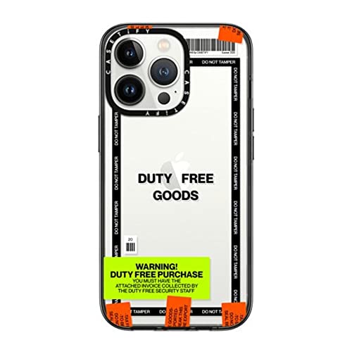 CASETiFY RpNg iPhone 13 Pro P[X [MILKi (2x MIL-STD-810G)/1.2m̗eXgNA] - Duty Free - ubN