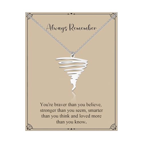 Collier tempête tornade le cadeau météorologie original et surprenant