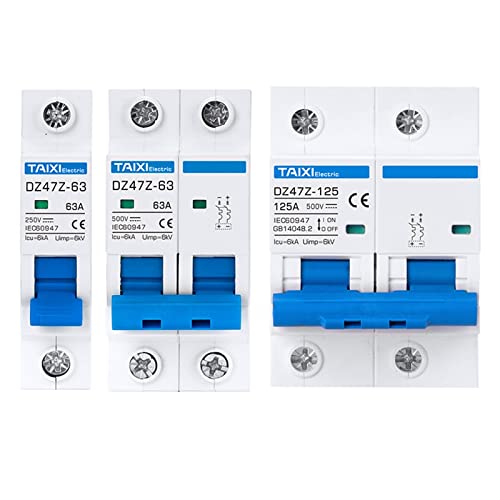 Disyuntor rápido de CC DZ47 25A para protector de carga solar 120V 6