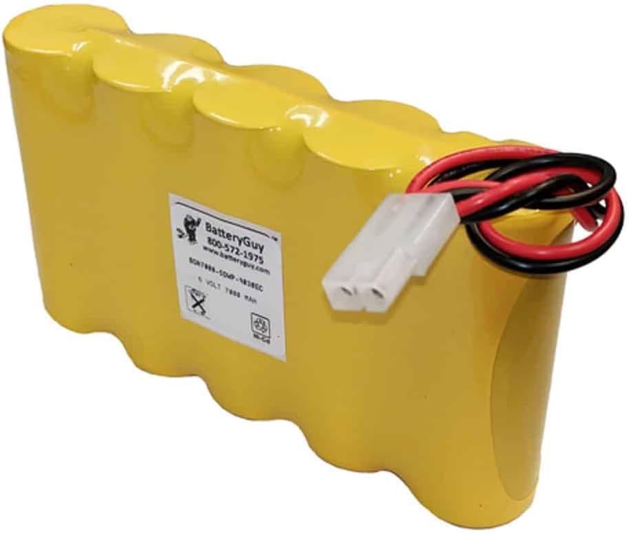 BatteryGuy 6V 7000mAh Nickel Cadmium Battery - BGN7000-5DWP-9030EC (Rechargeable)