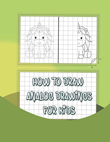 How to draw analog drawings for kids: Simple step-by-step guide to draw symmetry of cute things