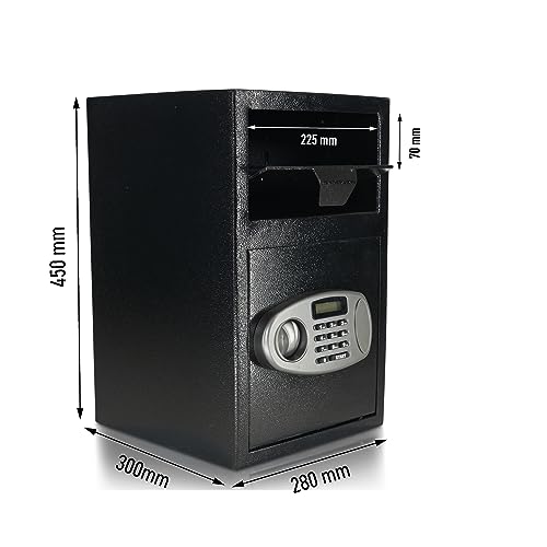Miniatura 3 de Caja Fuerte De Depósito Caja Fuerte Tipo Buzón Caja Fuerte Con Ranura Cerradura Con Llave Nivel De Seguridad A