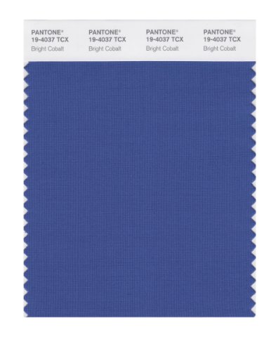 PANTONE Smart 19-4037X Color Swatch Card, Bright Cobalt