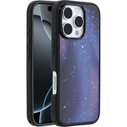 Image of OtterBox iPhone 16 Pro Symmetry Series Case - Nebula Night Black - Ultra-Thin, Sleek iPhone Case, Aesthetic iPhone Case with Nebula Galaxy Desin